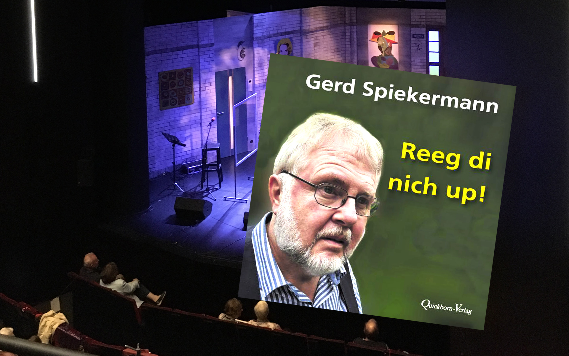 Das neue Hörbuch: Gerd Spiekermann endlich wieder live // Reeg di nich up!