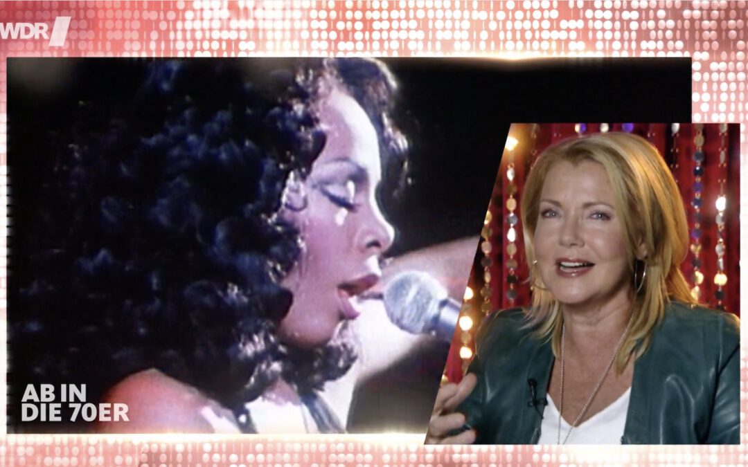 Jane Comerford im WDR-Fernsehen // Ab in die 70er: Von ABBA bis Frank Zander