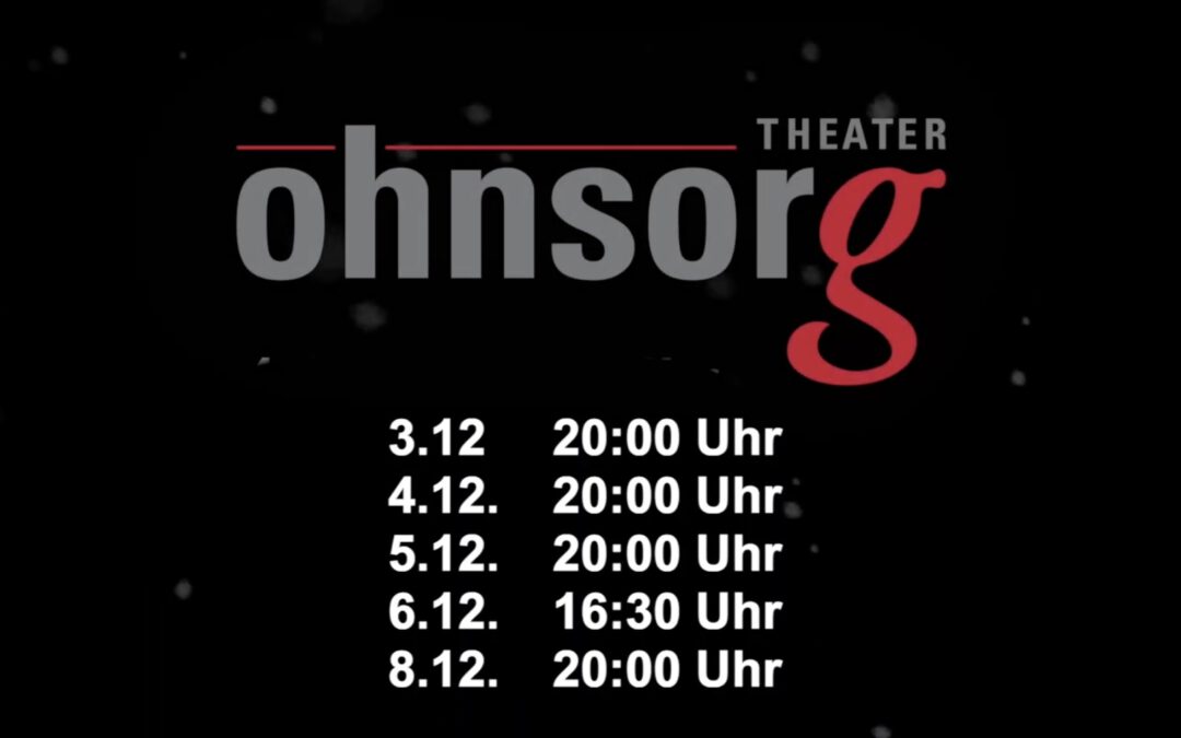 Die Ohnsorg-Weihnachtsshow 2026 // Premiere – mit dabei Carina Dawert